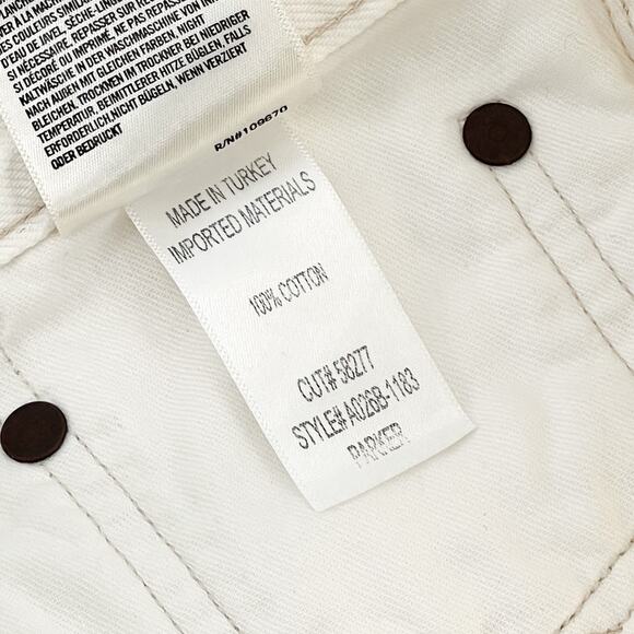 AGOLDE NWT Parker Cut Off Denim Shorts Platinum Women’s Size 28 High Rise - Picture 4 of 7